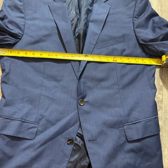 Hugo Boss GUABELLO Selection Men's Suit Blazer 42R Blue  Wool Jacket Sport Coat - Picture 6 of 8